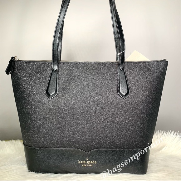 Kate Spade LG Glitter Tote / Wallet 3 piece set - Picture 13 of 16